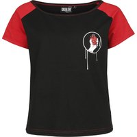 Green Day T-Shirt - EMP Signature Collection - XS bis XXL - für Damen - Größe L - schwarz/rot  - EMP exklusives Merchandise! von green day