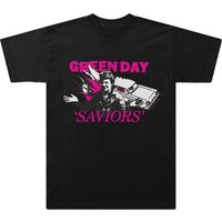 Green Day T-Shirt - Saviors Illustration - S bis XXL - für Männer - Größe M - schwarz  - Lizenziertes Merchandise! von green day