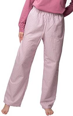 greenjama Damen Pyjama-Hose, GOTS-Zertifiziert Pyjamaunterteil, Grape, 38 von greenjama
