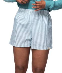 greenjama Damen Pyjama-Shorts, GOTS-Zertifiziert Pyjamaunterteil, Topaz, 38 von greenjama