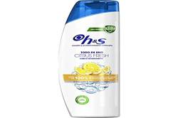 Sh! Anti-Schuppen All-in-One Shampoo & Conditioner Citrus Fresh, bis zu 100% Schuppenfrei, 1 Stück, 540 ml von h&s