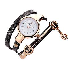 Armbanduhren Metalluhr Damenarmband Damenuhr Armbanduhren, Schwarz , Einheitsgröße, Armband von hahuha