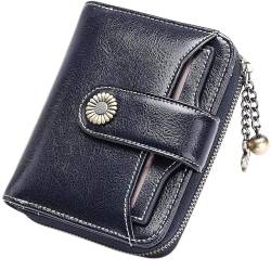 Frauen Clutches Gold Modische Leder Brieftasche Damen Für Damen Moderne Kompakte Bi-Fold Und Geldbörse Gepäck von hahuha