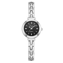 Nylon-Uhrenarmbänder im europäischen Stil Mode Schönheit kleine Freizeituhr Armband Anzug Damenuhr Uhrenband Liner, Schwarz , Einheitsgröße, Armband von hahuha