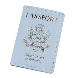haiaxx Reisepasshülle, Ausweis, Kreditkarte, Tickethalter, Dokumenten-Organizer für Männer und Frauen, Unisex, Reisepasshülle, tragbar von haiaxx