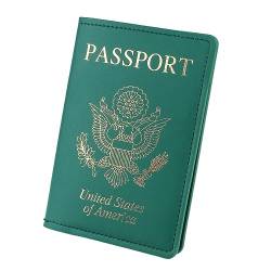 haiaxx Reisepasshülle, Ausweis, Kreditkarte, Tickethalter, Dokumenten-Organizer für Männer und Frauen, Unisex, Reisepasshülle, tragbar von haiaxx