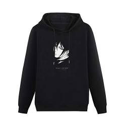 haize Mens Butler Sebastian Michaelis Hoodies Long Sleeve Pullover Loose Hoody Sweatershirt Black XXL von haize