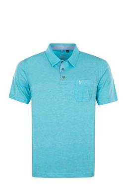 hajo Polo & Sportswear Herren Poloshirt 27341 Stay Fresh Baumwollmaterialmix Bügelfrei Atmungsaktiv Hautsympathisch (as3, Alpha, 4X_l, Plus, Regular, Lagune) von hajo