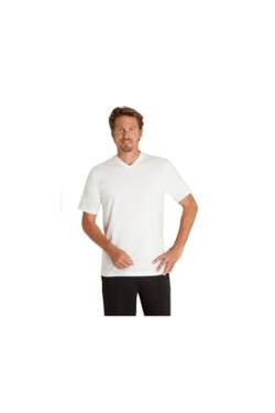 hajo Polo & Sportswear Herren T-Shirt Doppelpack V-Ausschnitt weiß L von hajo