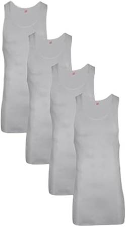 Hanes Men's 3-Pack A-Tank, Grey 3-Pack, Large von hanes