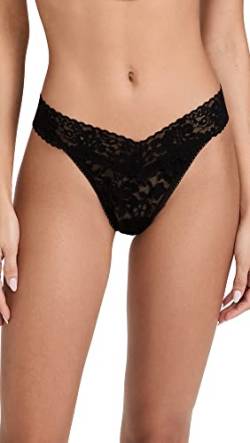 Hanky Panky Damen Braguita Francesa de Encaje Diario String, Schwarz -, von hanky panky