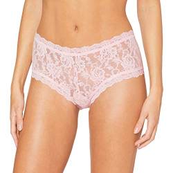 hanky panky Boyshort - Shorty, Panties Damen Unterwäsche, Lingerie Slips Damen Baumwolle, Unterhosen aus Stretch-Spitze Signature Lace, Color Bliss - Size L von hanky panky