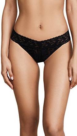 hanky panky Original Rise Thong - Schwarz von hanky panky