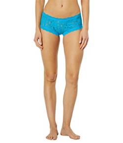 hanky panky Signature Lace Boyshort, Kingfisher Blue, L von hanky panky