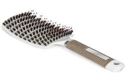 Brosse à Cheveux,Brosse à Cheveux Poils de Sanglier, Brosse Cheveux Réduit Les Frisottis et Statique,Brosses de Massage pour Cheveux Longs, épais, Bouclés, Ondulés von hanmir