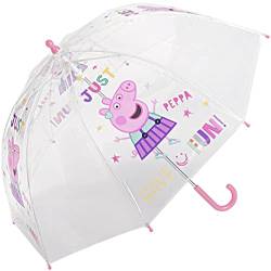 happy rain Kinder-Glockenschirm transparent Peppa Pig - Just Fun von happy rain