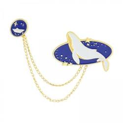 harayaa 4x Schal Kette Clips Strickjacke Kette Brosche Pin Abzeichen Brosche Corsage Dekorationen für Mantel für Frauen Legierung Zubehör von harayaa