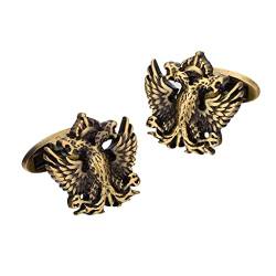 harayaa Double Headed Eagle Manschettenknöpfe für Smokinghemden Men Boy Jewelry von harayaa