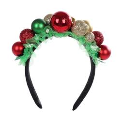 harayaa -Glocken-Stirnbänder, Haarband, leicht, Cartoon-Weihnachts-Haarreifen, Kopfschmuck für Ostern, Halloween, Partyzubehör, Grün von harayaa