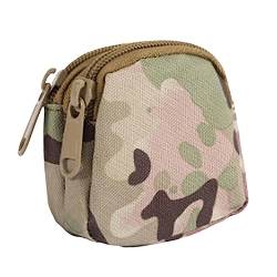 harayaa Outdoor Doppelschicht Geldbörse, Multifunktionale, wasserdichte Camping Tasche für Damen Und Herren, CP Camo von harayaa