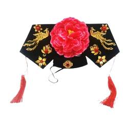 harayaa Qing Quasten Stirnband, Blumenkrone, Chinesischer Haarreifen für Frauen Und Mädchen von harayaa