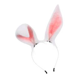 harayaa Tier Kaninchen Ohren Stirnband Cosplay Rosa Kopfbedeckung für Festival Karneval Party von harayaa