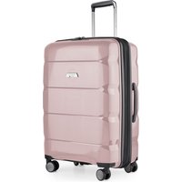 Britz - Koffer Hartschalenkoffer Trolley, TSA, 66 cm, 68 Liter Altrosa von hauptstadtkoffer