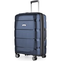 Britz - Koffer Hartschalenkoffer Trolley, TSA, 66 cm, 68 Liter Dunkelblau von hauptstadtkoffer