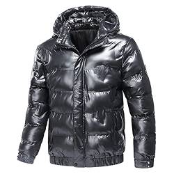 Outdoor Jacken für Männer Arbeitsjacke Herren Winter Herren Winter Wasserdichte Winddichte Winterjacke Arbeitsjacke Warme mit Kapuze Winter Jacke Herren % Jacke Funktionsjacke Herren für Skifahren von hehiy