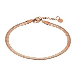 Heideman Armband Quinn Damen aus Edelstahl rosegold farbend poliert Armkette für Frauen von heideman ars gratia artis