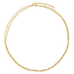 Heideman Halskette Damen aus Edelstahl gold farbend Kette für Frauen ideale Layering Necklace von heideman ars gratia artis