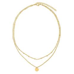 Heideman Halskette Damen aus Edelstahl gold farbend Kette für Frauen ideale Layering Necklace von heideman ars gratia artis