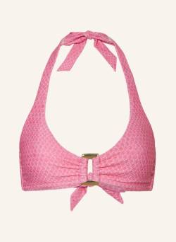 Heidi Klein Neckholder-Bikini-Top Guana Island pink von heidi klein