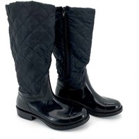 heimtexland Gummistiefel Daunen Stiefel Hochschaft Trend Boots Gummistiefel (Typ880) gesteppt I wasserdicht I Damen Mädchen Regenstiefel von heimtexland