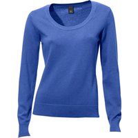 Sieh an! Damen Rundhals-Pullover royalblau von heine