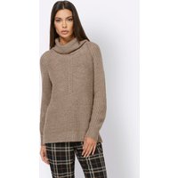 Witt Weiden Damen Pullover beige-champagner-meliert von heine