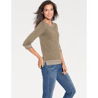 Witt Weiden Damen Rundhals-Pullover camel von heine