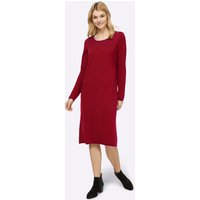 Witt Weiden Damen Strickkleid dunkelrot von heine