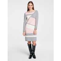 Witt Weiden Damen Strickkleid graphit-ecru von heine