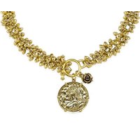 heine Kette mit Anhänger HEINE Damen Collier, goldfarben von heine