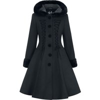 Hell Bunny - Gothic Mantel - Amaya Coat - XS bis 4XL - für Damen - Größe 3XL - schwarz von hell bunny