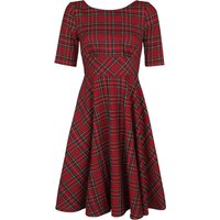 Hell Bunny Kleid knielang - Irvine 50s Dress - XS bis 4XL - für Damen - Größe 4XL - rot von hell bunny