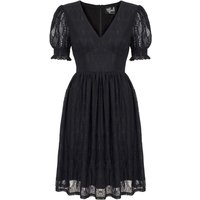 Hell Bunny - Rockabilly Kurzes Kleid - Mortem Mini Dress - XS bis 4XL - für Damen - Größe L - schwarz von hell bunny