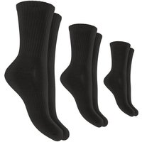 hemmy Fashion Sportsocken Damen / Herren Sport - Socken, (vers. Größen) "3er - 24er Pack" (12-Paar) Klassische Baumwollsocken Atmungsaktiv Frottee - Tennissocken von hemmy Fashion