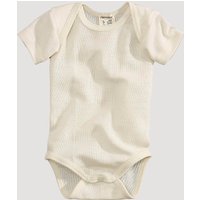 hessnatur Baby Body Slim aus Bio-Merinowolle mit Seide - natur - Größe 62/68 von hessnatur