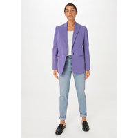 hessnatur Damen Blazer Relaxed aus TENCEL™ Lyocell mit Bio-Baumwolle - lila - Größe 34 von hessnatur