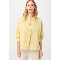 hessnatur Damen Bluse aus Bio-Baumwolle - gelb - Größe 36 von hessnatur