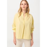 hessnatur Damen Bluse aus Bio-Baumwolle - gelb - Größe 42 von hessnatur