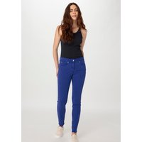 hessnatur Damen Five-Pocket Hose Skinny aus TENCEL™ Lyocell mit Bio-Baumwolle - blau - Größe 34 von hessnatur