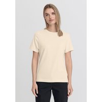 hessnatur Damen Heavy T-Shirt Regular aus Bio-Baumwolle - natur - Größe 34 von hessnatur